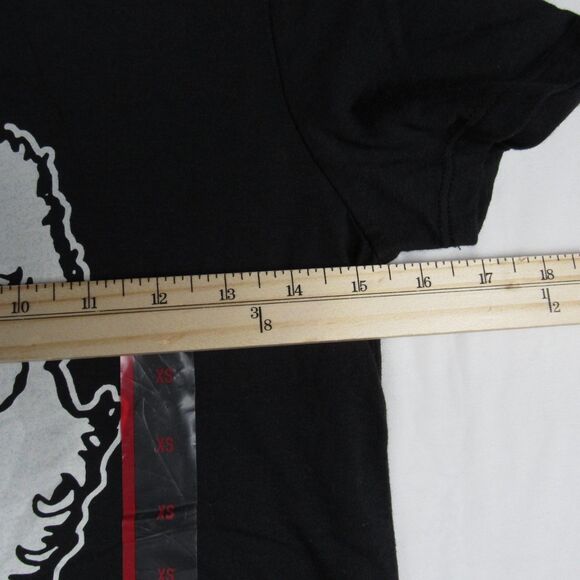 Zoe + Liv Women's Santa "Believe" T-Shirt, Size XS, Color Black, Christmas - Picture 4 of 7